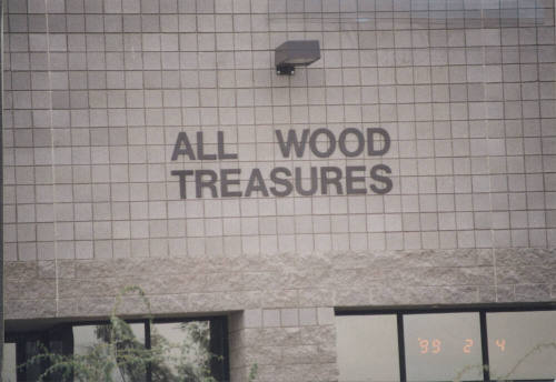All Wood Treasures - 2063 East Cedar Street - Tempe, Arizona