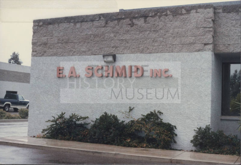 E. A. Schmid Incorporated - 126 South Clark Drive - Tempe, Arizona