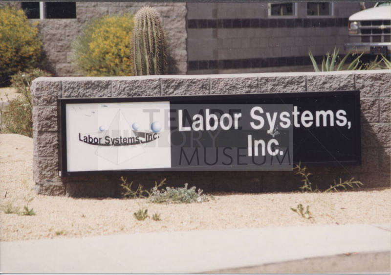 Labor Systems, Incorporated - 6574 S. Dateland Drive - Tempe, Arizona