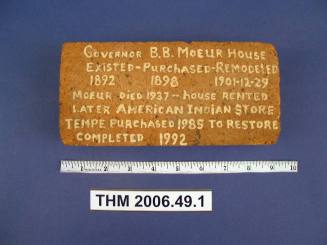Brick, B. B. Moeur House