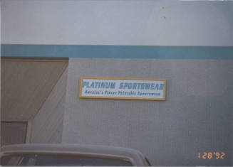 Platinum Sportswear - 820 South Edward Drive - Tempe, Arizona
