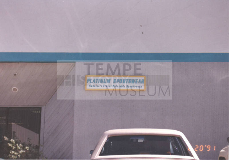 Platinum Sportswear - 820 South Edward Drive - Tempe, Arizona