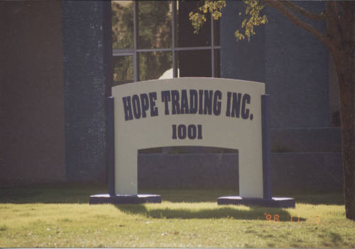 Hope Trading Incoporated - 1001 South Edward Drive - Tempe, Arizona