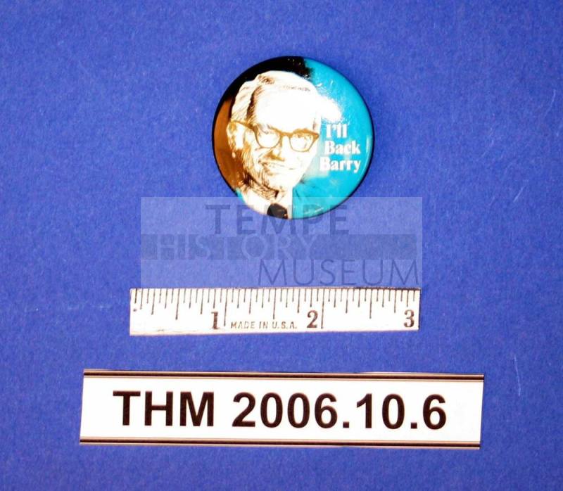 Political Button "I'll Back Barry"