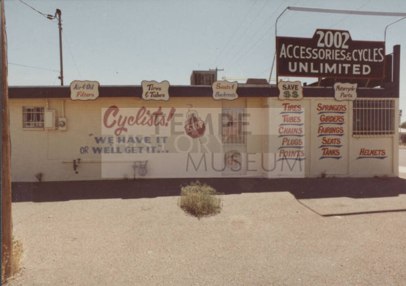 Accessories and Cycles Unlimited - 2002 East Apache Boulevard, Tempe, Arizona