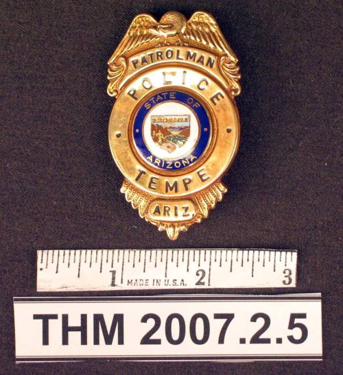Patrolman Badge, Tempe Police