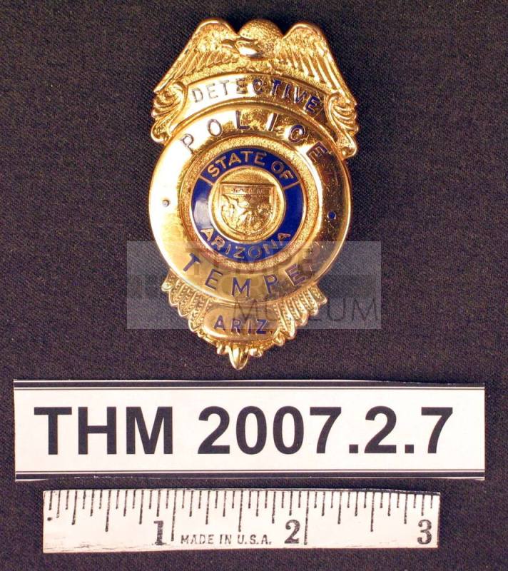 Badge, Tempe Police Detective