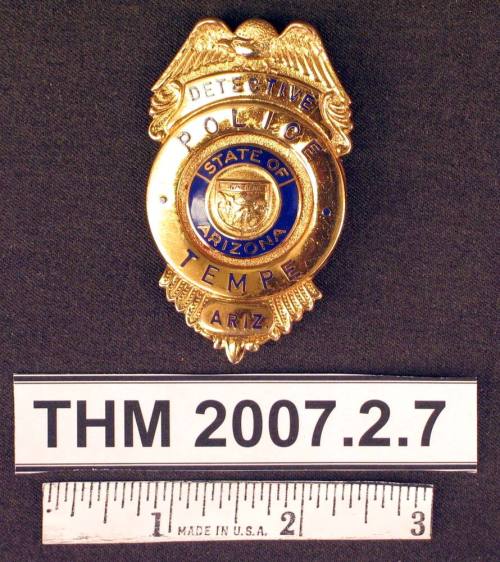 Badge, Tempe Police Detective