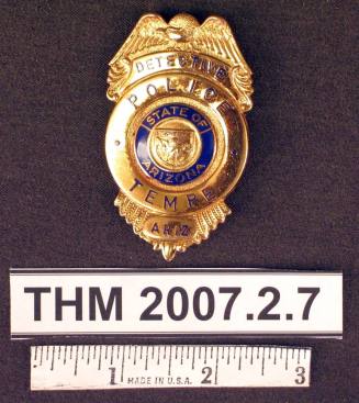 Badge, Tempe Police Detective