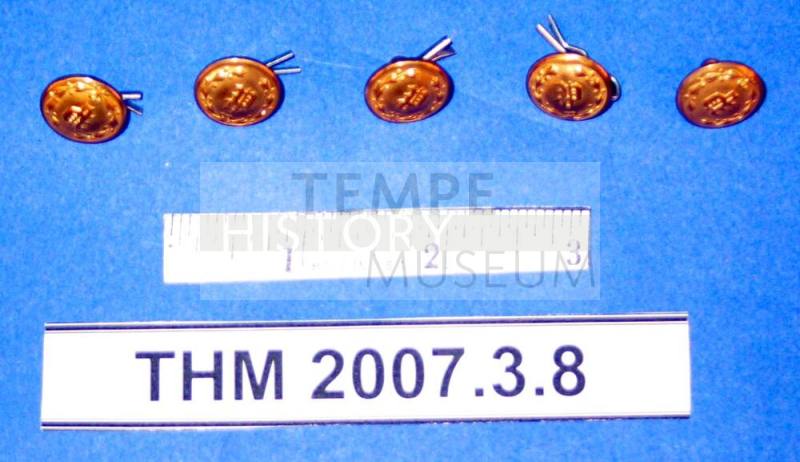 Police Uniform Buttons, Tempe