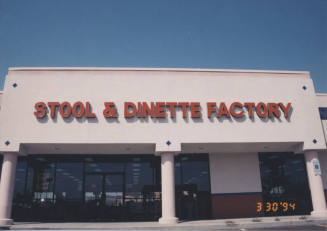 Stool and Dinette Factory - 1325 West Elliot Road - Tempe, Arizona