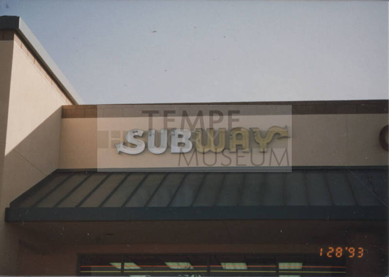 Subway Restaurant - 1320 West Elliot Road - Tempe, Arizona