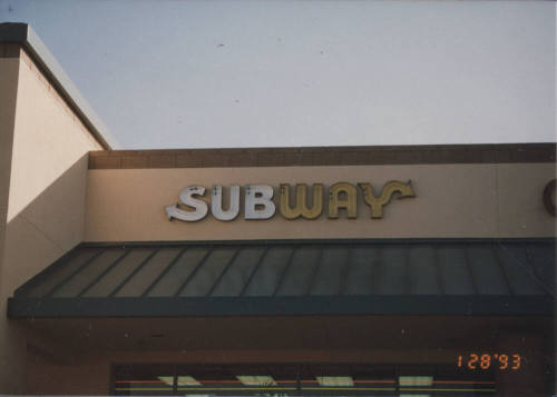 Subway Restaurant - 1320 West Elliot Road - Tempe, Arizona