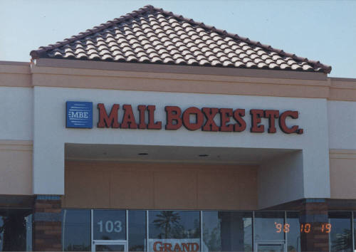 Mail Boxes Etc. - 1515 East Elliot Road, Suite 103 - Tempe, Arizona