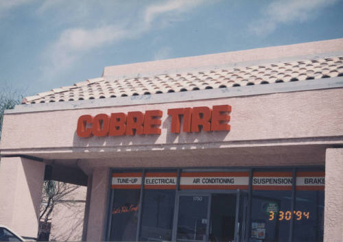 Cobre Tire Auto Service - 1750 East Elliot Road - Tempe, Arizona