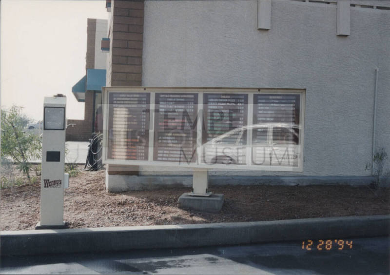 Wendy's Restaurant - 1810 West Elliot Road - Tempe, Arizona