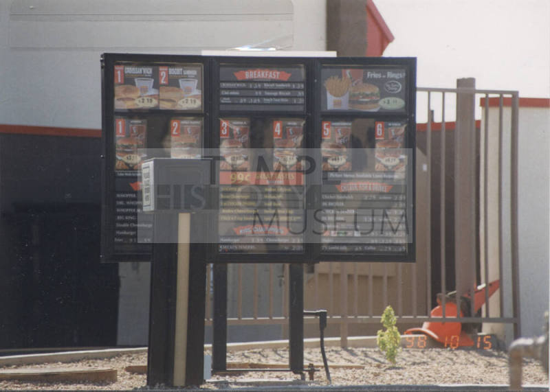 Burger King Restaurant - 1818 East Elliot Road - Tempe, Arizona