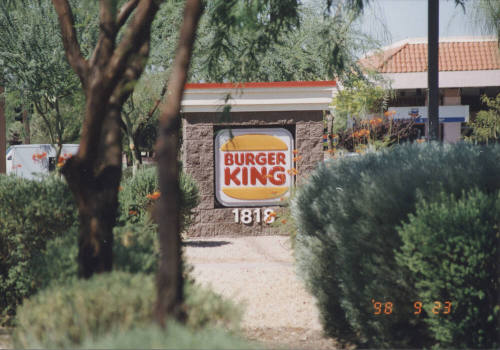 Burger King Restaurant - 1818 East Elliot Road - Tempe, Arizona