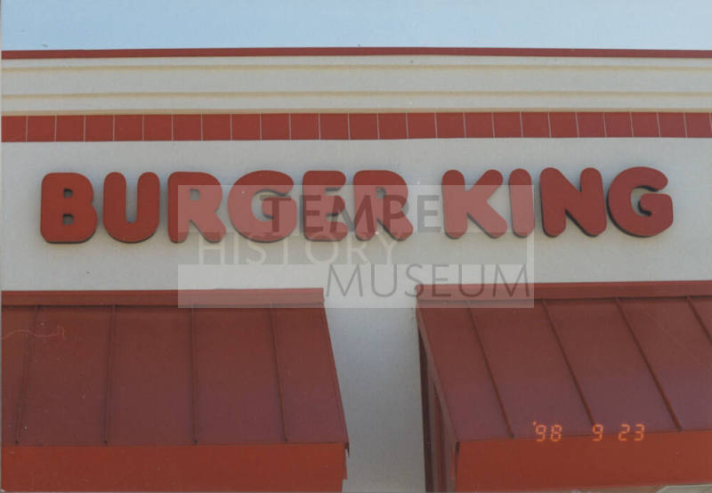 Burger King Restaurant - 1818 East Elliot Road - Tempe, Arizona