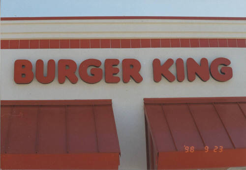 Burger King Restaurant - 1818 East Elliot Road - Tempe, Arizona