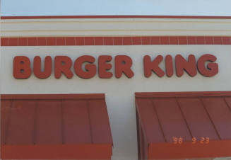 Burger King Restaurant - 1818 East Elliot Road - Tempe, Arizona