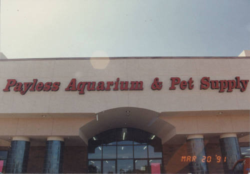Payless Aquarium and Pet Supply - 1805 East Elliot Road - Tempe, Arizona