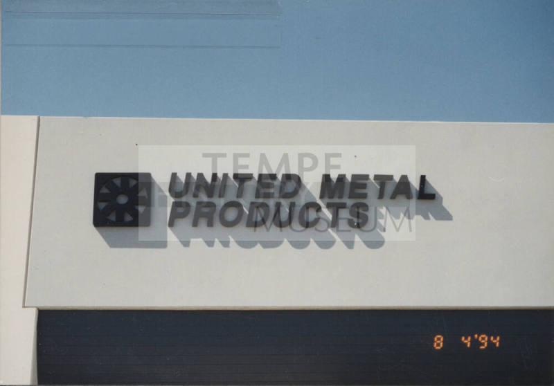 United Metal Products - 1920 East Encanto Drive - Tempe, Arizona