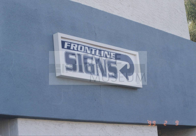 Frontline Signs - 841 West Fairmont Drive - Tempe, Arizona