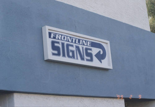 Frontline Signs - 841 West Fairmont Drive - Tempe, Arizona