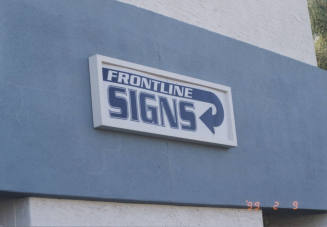 Frontline Signs - 841 West Fairmont Drive - Tempe, Arizona