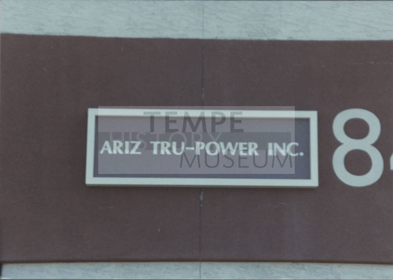 Ariz Tru-Power Inc. - 841 West Fairmont Drive - Tempe, Arizona