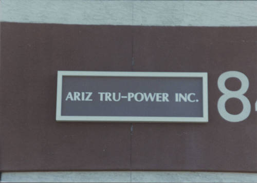 Ariz Tru-Power Inc. - 841 West Fairmont Drive - Tempe, Arizona