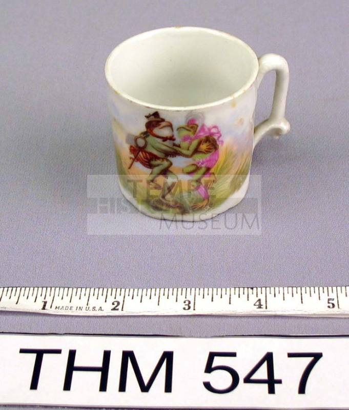 Demitasse Cup with Bullfrog Design