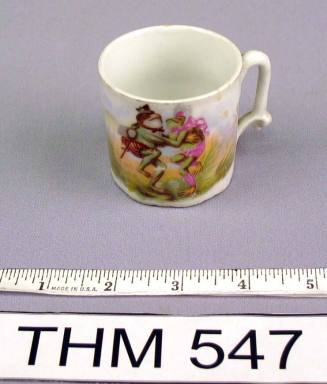 Demitasse Cup with Bullfrog Design