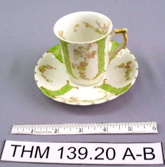 Haviland Demitasse Teacup and Saucer
