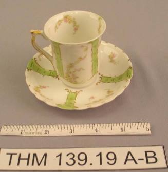 Haviland Demitasse Teacup and Saucer