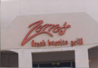 Zorro's Fresh Burrito Grill - 1835 East Guadalupe Road - Tempe, Arizona