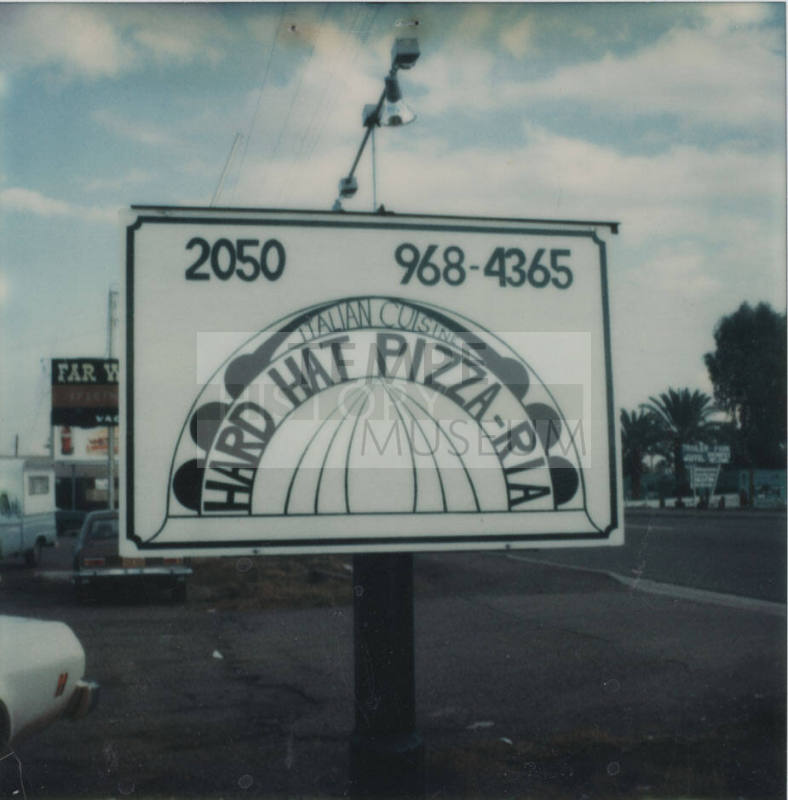 Hard Hat Pizza-Ria Restaurant - 2050 East Apache Boulevard, Tempe, Arizona