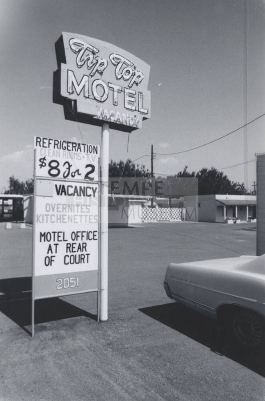 Tip Top Motel - 2051 East Apache Boulevard, Tempe, Arizona