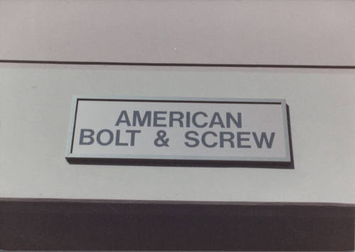 American Bolt and Screw - 619 South Hacienda Drive - Tempe, Arizona