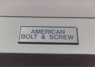 American Bolt and Screw - 619 South Hacienda Drive - Tempe, Arizona