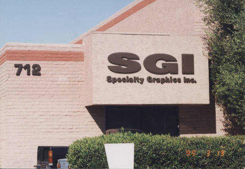 Specialty Graphics, Inc. - 712 South Hacienda Drive - Tempe, Arizona
