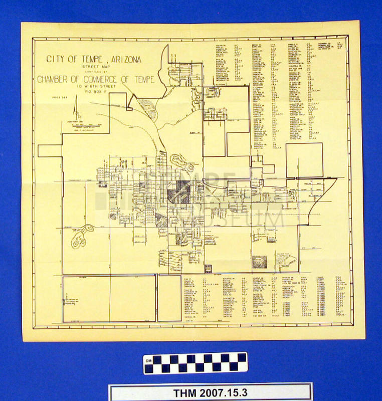 City of Tempe Street Map