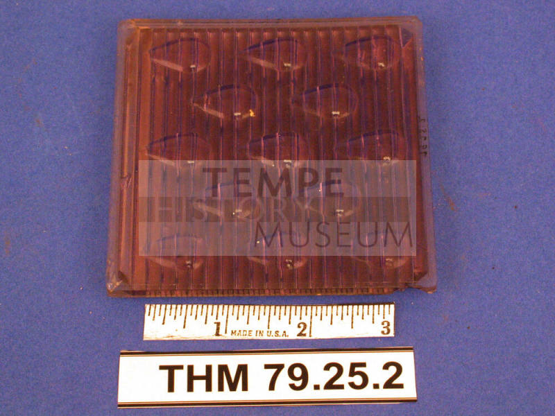 Colored glass square