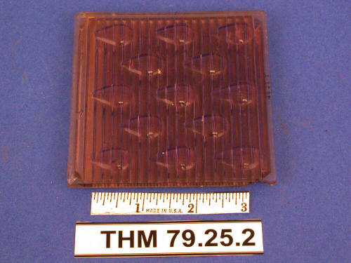 Colored glass square