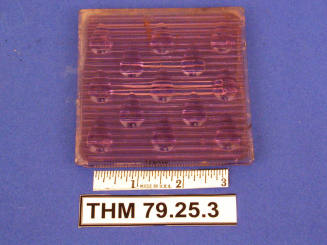 Colored glass square