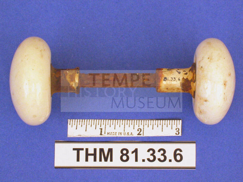 Doorknobs, two