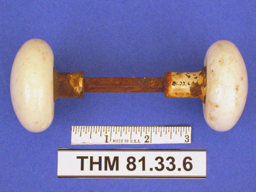 Doorknobs, two