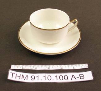 J and G Meakin Teacup and Saucer