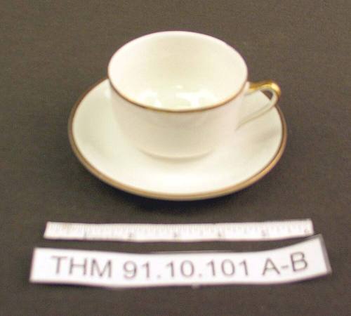 J and G Meakin Teacup and Saucer